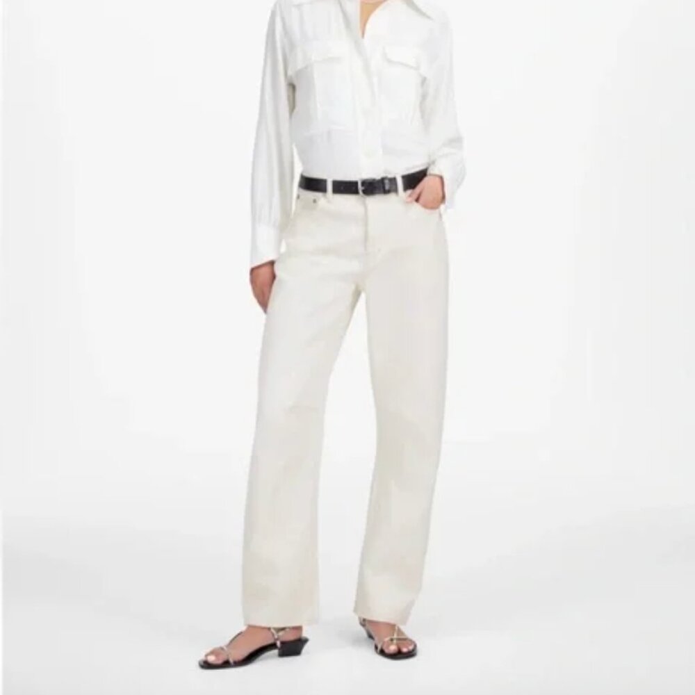 Madewell vintage canvas The Darted Barrel-Leg Jean